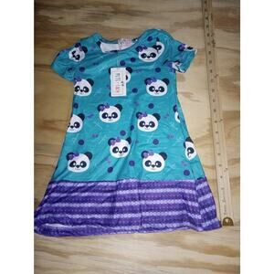 NWT Infant Pete and Lucy Panda Dress 12-18 months
